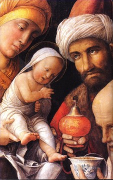 アンドレア・マンテーニャ Painting - 東方三博士の礼拝 dt1 ルネサンス画家アンドレア・マンテーニャ